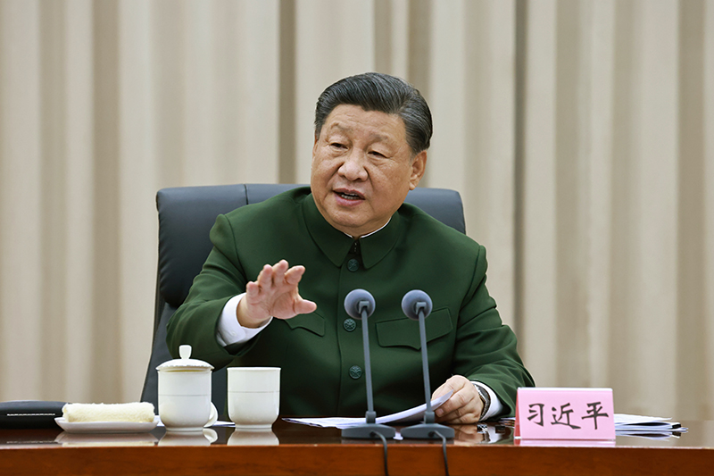 11月29日，中共中央總書記、國家主席、中央軍委主席習近平到武警海警總隊東海海區(qū)指揮部視察。這是習近平發(fā)表重要講話。